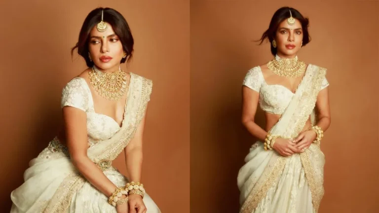 Priyanka Chopra : చీరలో ప్రియాంక చోప్రా.. కత్తిలాంటి అందాలు చూశారా